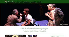 Desktop Screenshot of chathamplayers.org
