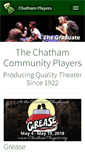 Mobile Screenshot of chathamplayers.org